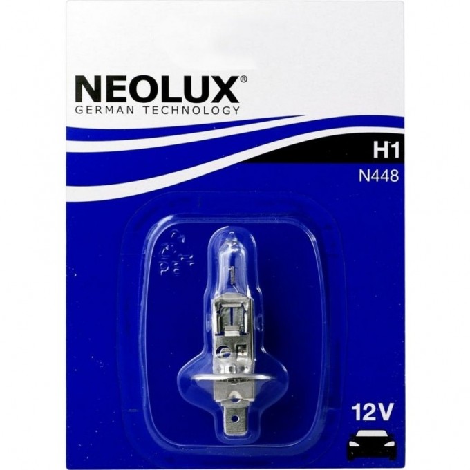 Автолампа NEOLUX H1 Standart N448-01B (1 шт) 4008321771476 Автолампа NEOLUX H1 Standart N448-01B (1 шт) 4008321771476