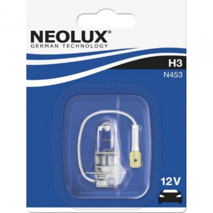Автолампа NEOLUX H3 Standart N453-01B (1 шт) 4008321771193 Автолампа NEOLUX H3 Standart N453-01B (1 шт) 4008321771193