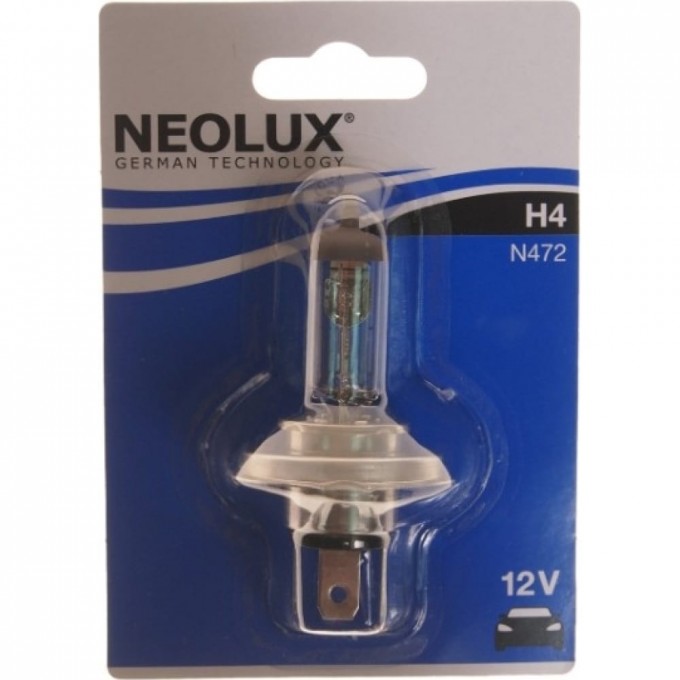 Автолампа NEOLUX H4 Standart N472-01B (1 шт) 4008321771216 Автолампа NEOLUX H4 Standart N472-01B (1 шт) 4008321771216