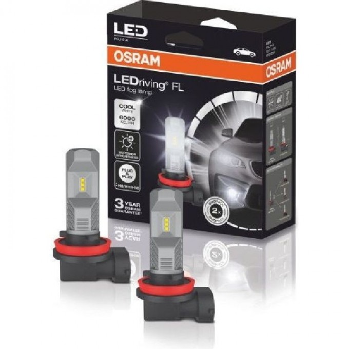Автолампа OSRAM LED ≜H8, ≜H11, ≜H16 для ПТФ LEDriving 67219CW 4052899605046 Автолампа OSRAM LED ≜H8, ≜H11, ≜H16 для ПТФ LEDriving 67219CW 4052899605046