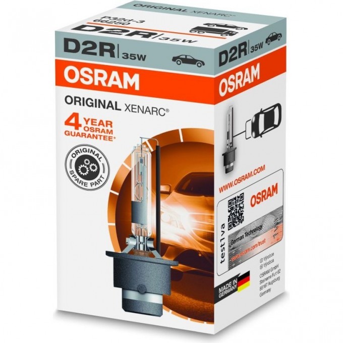 Автолампы OSARAM D2R XENARC ORIGINAL 66250(1 шт) 4008321184634 Автолампы OSARAM D2R XENARC ORIGINAL 66250(1 шт) 4008321184634