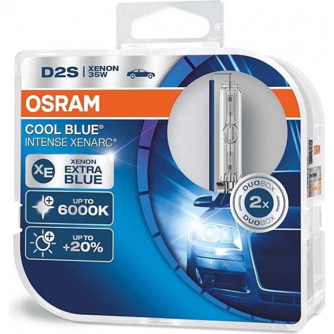 Автолампы OSARAM D2S XENARC COOL BLUE INTENSE 66240CBI-HCB (2 шт) 4052899431706 Автолампы OSARAM D2S XENARC COOL BLUE INTENSE 66240CBI-HCB (2 шт) 4052899431706