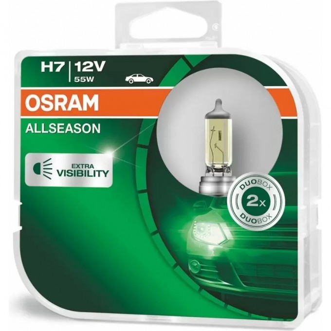 Автолампы OSARAM H7 ALLSEASON 64210ALL-HCB (2 шт) 4052899503335 Автолампы OSARAM H7 ALLSEASON 64210ALL-HCB (2 шт) 4052899503335