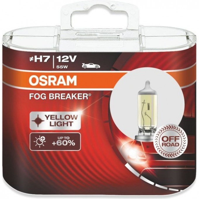 Автолампы OSARAM H7 FOG BREAKER 62210FBR-HCB (2 шт) 4052899932203 Автолампы OSARAM H7 FOG BREAKER 62210FBR-HCB (2 шт) 4052899932203
