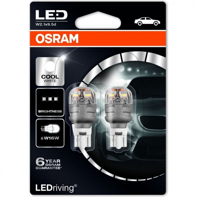 Автолампы OSARAM LED ≠ W16W LEDRIVING 9213CW-02B 4052899443020 Автолампы OSARAM LED ≠ W16W LEDRIVING 9213CW-02B 4052899443020