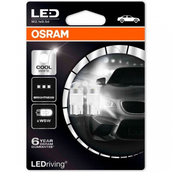Автолампы OSARAM LED ≠ W5W LEDRIVING 2850CW-02B 4052899434424 Автолампы OSARAM LED ≠ W5W LEDRIVING 2850CW-02B 4052899434424