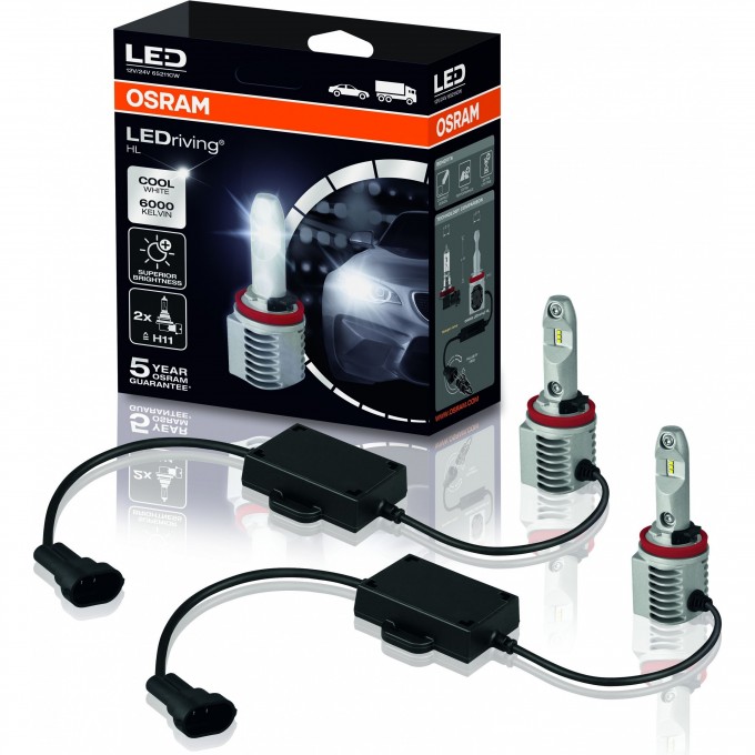 Автолампы OSARAM LED ≠H11 LEDRIVING 65211CW 4052899564169 Автолампы OSARAM LED ≠H11 LEDRIVING 65211CW 4052899564169