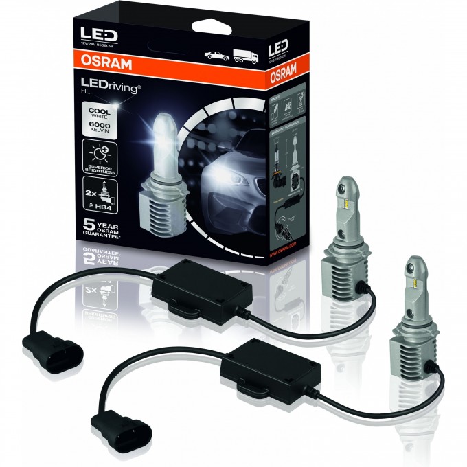 Автолампы OSARAM LED ≠HB4 LEDRIVING 9506CW 4052899564107 Автолампы OSARAM LED ≠HB4 LEDRIVING 9506CW 4052899564107