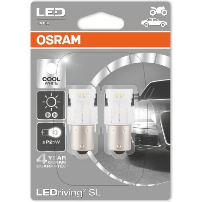 Автолампы OSARAM LED ≠P21W LEDRIVING 7458CW-02B 4052899520875 Автолампы OSARAM LED ≠P21W LEDRIVING 7458CW-02B 4052899520875