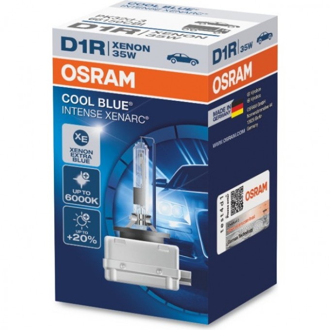 Автолампы OSRAM D1R XENARC® COOL BLUE® INTENSE (1 шт) 4052899339903 Автолампы OSRAM D1R XENARC® COOL BLUE® INTENSE (1 шт) 4052899339903