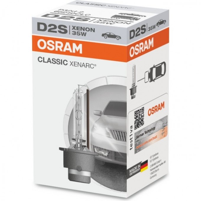 Автолампы OSRAM D2S XENARC® CLASSIC 4052899075443 Автолампы OSRAM D2S XENARC® CLASSIC 4052899075443