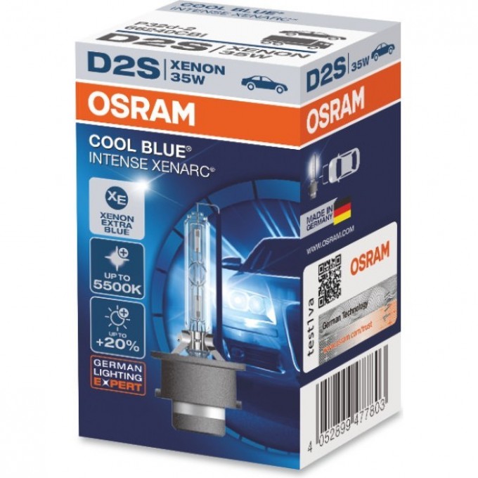 Автолампы OSRAM D2S XENARC® COOL BLUE® INTENSE 4008321401359 Автолампы OSRAM D2S XENARC® COOL BLUE® INTENSE 4008321401359