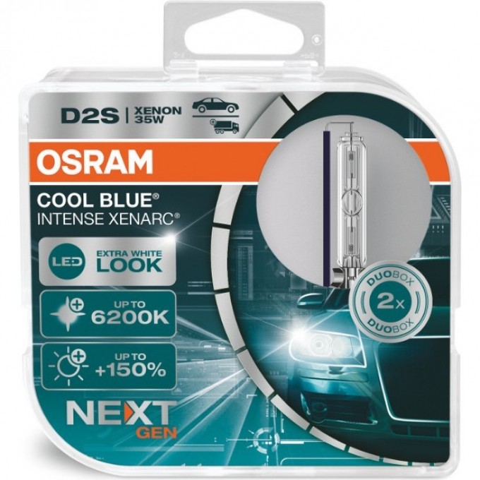 Автолампы OSRAM D2S XENARC® COOL BLUE® INTENSE Next Gen 4062172111362 Автолампы OSRAM D2S XENARC® COOL BLUE® INTENSE Next Gen 4062172111362