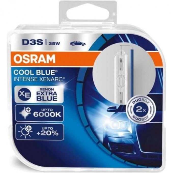 Автолампы OSRAM D3S XENARC® COOL BLUE® INTENSE 66340CBI - HCB (2 шт) 4052899431782 Автолампы OSRAM D3S XENARC® COOL BLUE® INTENSE 66340CBI - HCB (2 шт) 4052899431782
