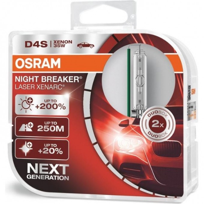 Автолампы OSRAM D4S XENARC® NIGHT BREAKER® LASER 66440XNL-HCB (2 шт) 4052899993198 Автолампы OSRAM D4S XENARC® NIGHT BREAKER® LASER 66440XNL-HCB (2 шт) 4052899993198