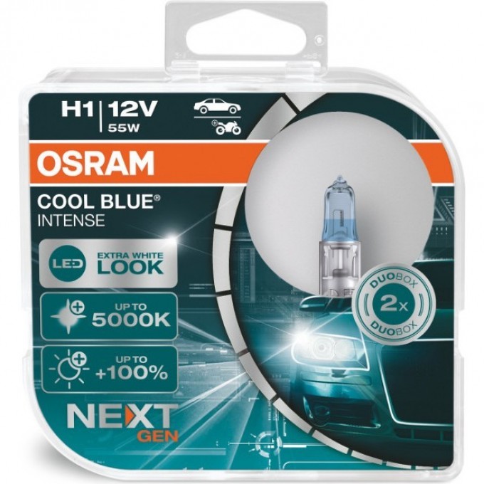 Автолампы OSRAM H1COOL BLUE® INTENSE Next Gen 64150CBN-HCB 4062172173681 Автолампы OSRAM H1COOL BLUE® INTENSE Next Gen 64150CBN-HCB 4062172173681
