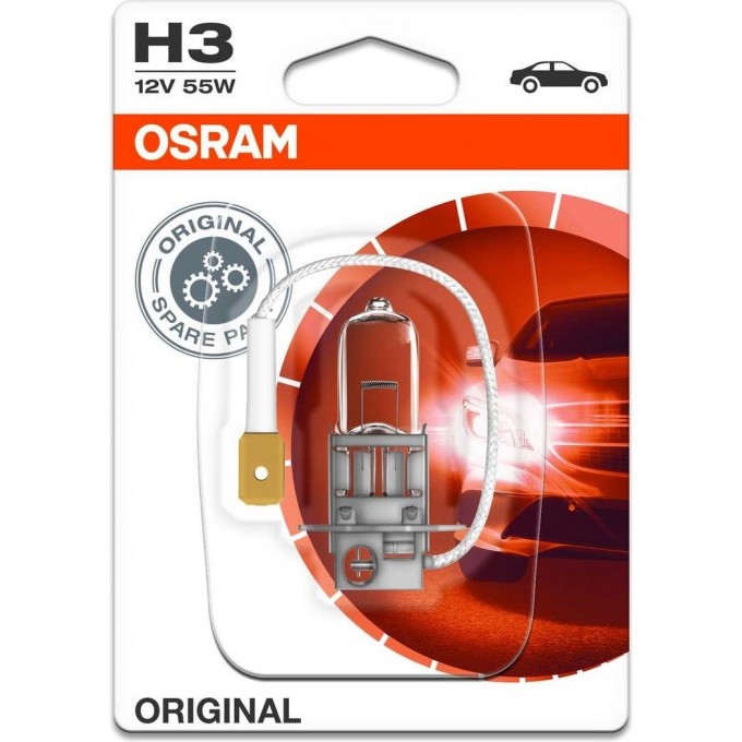 Автолампы OSRAM H3 ORIGINAL LINE 64151-01B (1 шт) 4050300925349 Автолампы OSRAM H3 ORIGINAL LINE 64151-01B (1 шт) 4050300925349