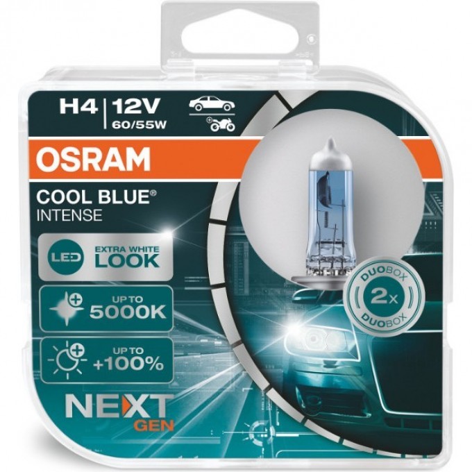 Автолампы OSRAM H4 COOL BLUE® INTENSE Next Gen 64193CBN-HCB 4062172149297 Автолампы OSRAM H4 COOL BLUE® INTENSE Next Gen 64193CBN-HCB 4062172149297