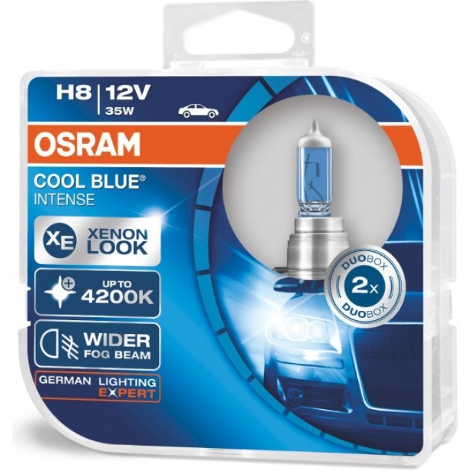 Автолампы OSRAM H8 COOL BLUE® INTENSE 64212CBI - HCB (2 шт) 4052899412903 Автолампы OSRAM H8 COOL BLUE® INTENSE 64212CBI - HCB (2 шт) 4052899412903