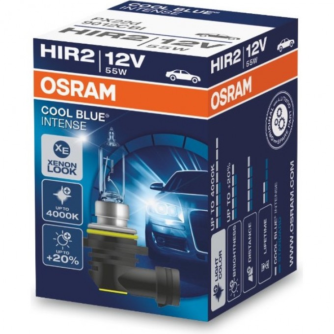 Автолампы OSRAM HIR2 COOL BLUE® INTENSE 9012CBI 4052899455405 Автолампы OSRAM HIR2 COOL BLUE® INTENSE 9012CBI 4052899455405