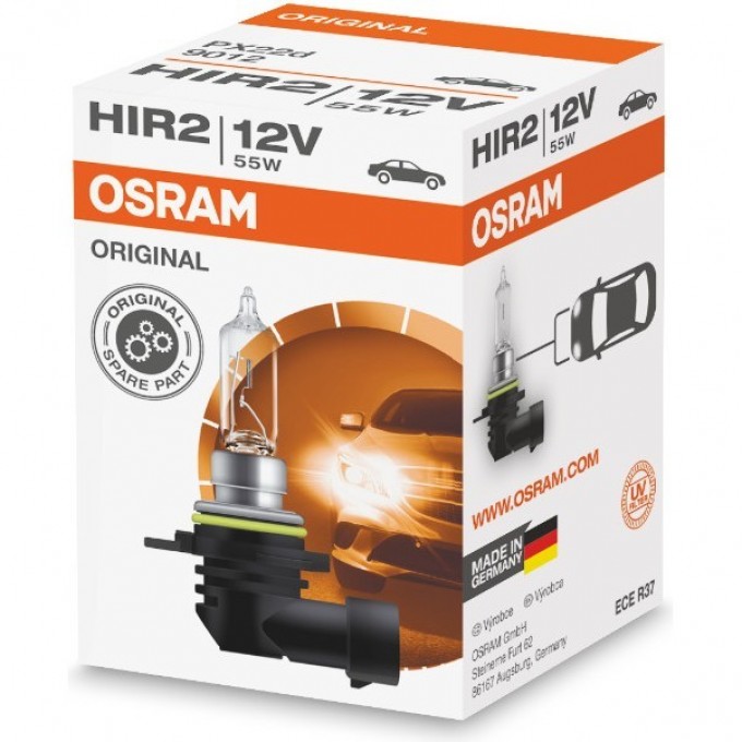 Автолампы OSRAM HIR2 ORIGINAL 9012 4008321863997 Автолампы OSRAM HIR2 ORIGINAL 9012 4008321863997
