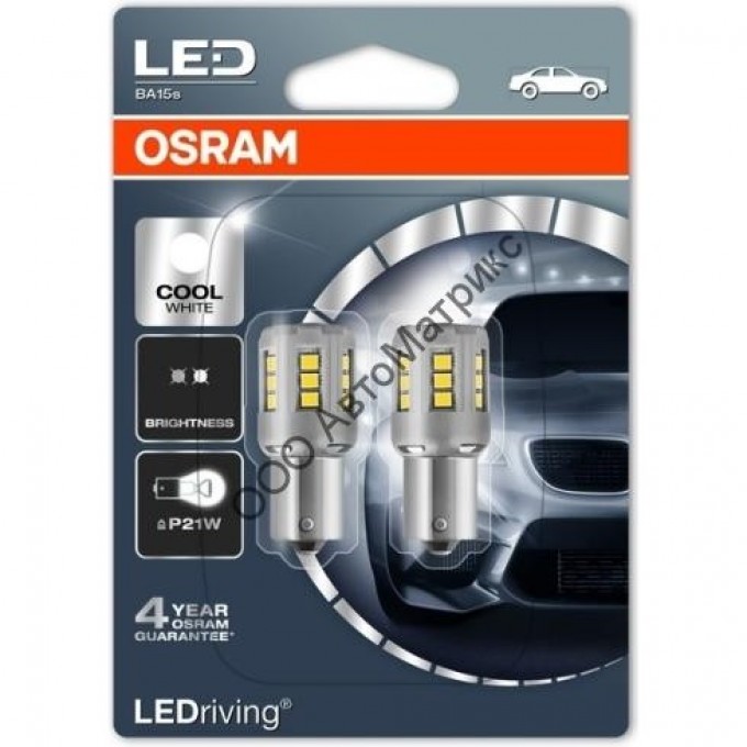Автолампы OSRAM LED ≠ P21W LEDRIVING 7456CW-02B 4052899441903 Автолампы OSRAM LED ≠ P21W LEDRIVING 7456CW-02B 4052899441903