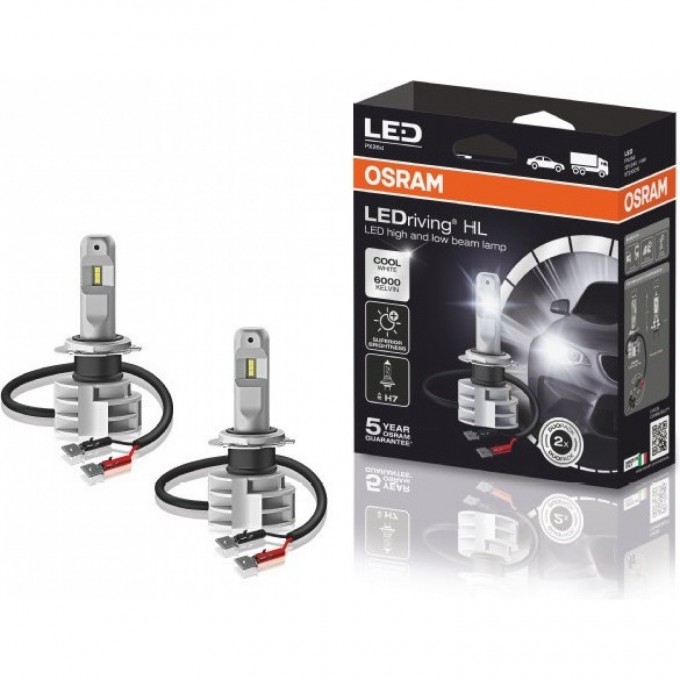 Автолампы OSRAM LED ≜H7 LEDRIVING 67210CW (Gen 2) 4052899605084 Автолампы OSRAM LED ≜H7 LEDRIVING 67210CW (Gen 2) 4052899605084