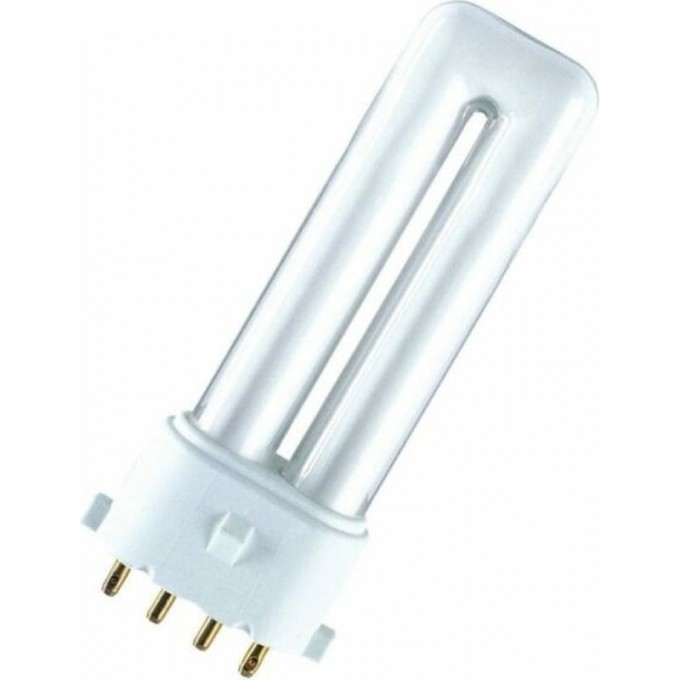 Лампа энергосберегающая OSRAM КЛЛ 11Вт DULUX S/Е 11/840 4p 2G7 4099854123641 Лампа энергосберегающая OSRAM КЛЛ 11Вт DULUX S/Е 11/840 4p 2G7 4099854123641