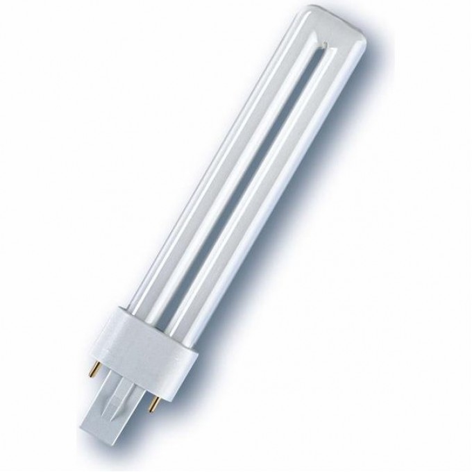 Лампа люминесцентная компактная OSRAM DULUX S 9W/827 G23 OSRAM 4050300006000 Лампа люминесцентная компактная OSRAM DULUX S 9W/827 G23 OSRAM 4050300006000