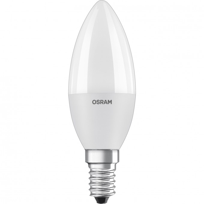 Лампа светодиодная OSRAM LED Antibacterial Свеча 7,5Вт (замена 75 Вт), 806Лм, 4000 К, цоколь E14 4058075561557 Лампа светодиодная OSRAM LED Antibacterial Свеча 7,5Вт (замена 75 Вт), 806Лм, 4000 К, цоколь E14 4058075561557